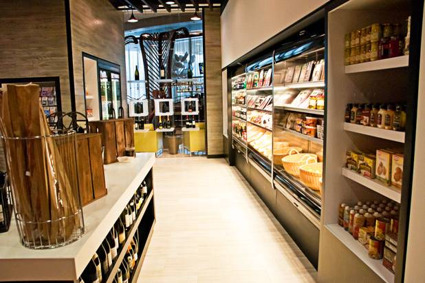 Market Cafe, inside the lobby of Vdara and featuring grab-and-go sandwiches and pastries, as well as a market, is shown here on March 3, 2011.
